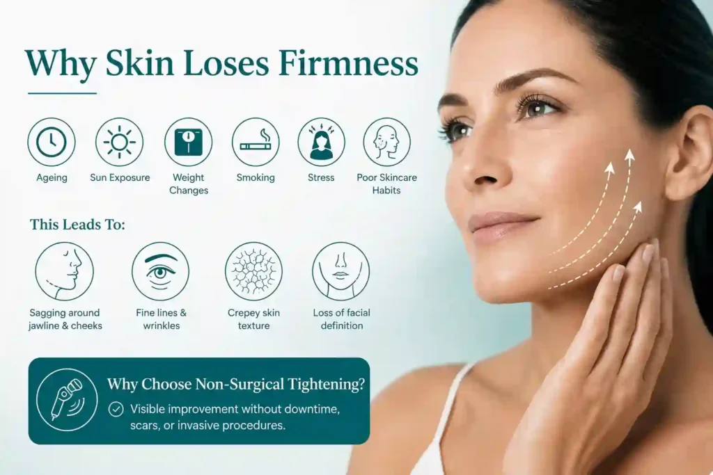 What Makes Skin Lose Firmness and Why Do People Seek Non-Surgical Tightening Coatbridge?