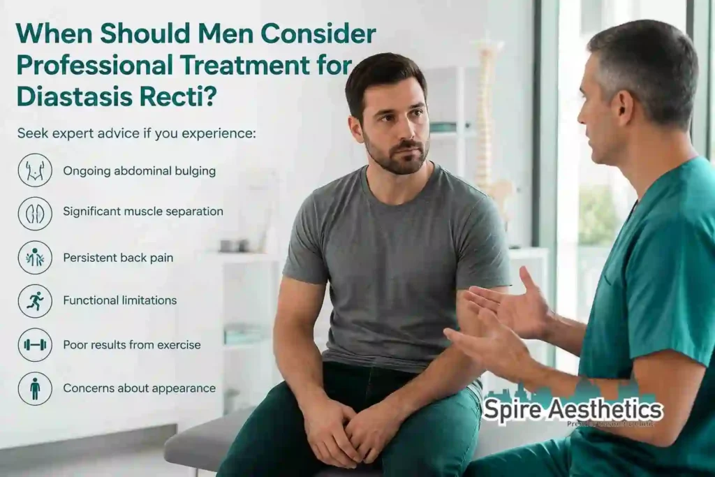 When Should Men Consider Professional Treatment for Diastasis Recti Coatbridge?
